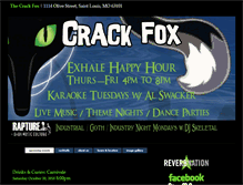 Tablet Screenshot of crackfoxbar.com